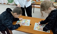 На книжной странице звери и птицы